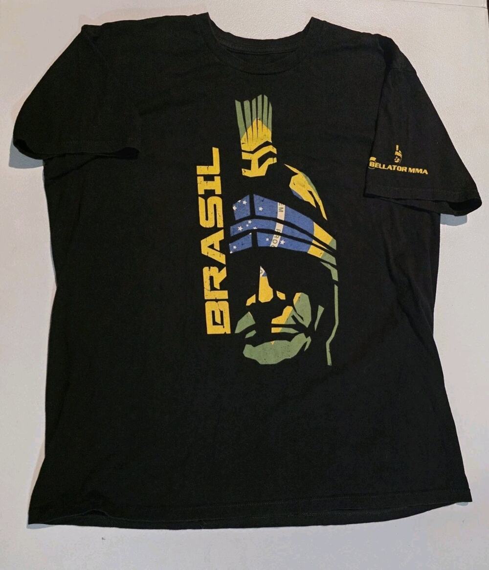 Bellator MMA Wanderlei Silva Mens XL Brazil Toughest Tournament T Shirt UFC